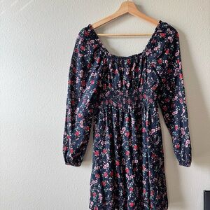 Floral Long Sleeve Dress